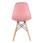 Conjunto Com 4 Cadeiras Charles Eames Rosa