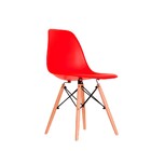 Conjunto Com 4 Cadeiras Charles Eames Vermelho