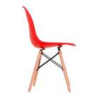 Conjunto Com 4 Cadeiras Charles Eames Vermelho