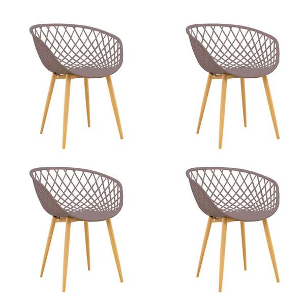 Conjunto Com 4 Cadeiras Clarice Camurça