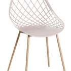 Conjunto Com 4 Cadeiras Cloe Nude