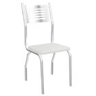 Conjunto Com 4 Cadeiras De Cozinha Munique Cromado E Preto