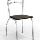 Conjunto Com 4 Cadeiras De Cozinha Portugal Cromado E Preto