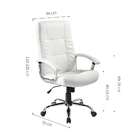 Conjunto Com 4 Cadeiras De Escritório Presidente Giratórias O