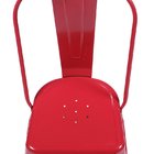 Conjunto Com 4 Cadeiras De Ferro Tolix Vermelha