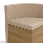 Conjunto Com 4 Cadeiras De Jantar Cesky Geométrico Bege E Fre