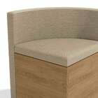 Conjunto Com 4 Cadeiras De Jantar Cesky I Bege E Freijó