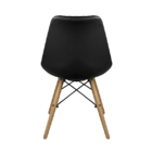 Conjunto Com 4 Cadeiras Dkr Matelasse Base Eiffel Madeira Pre