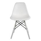 Conjunto Com 4 Cadeiras Eames Branca Empório Tiffany Base Em