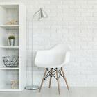 Conjunto Com 4 Cadeiras Eames Com Braços Branca - Base Madeir