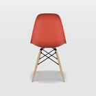 Conjunto Com 4 Cadeiras Eames Coral - Base Madeira Naturalê