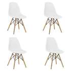 Conjunto Com 4 Cadeiras Eloa Branco