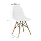 Conjunto Com 4 Cadeiras Eloa Branco