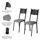 Conjunto Com 4 Cadeiras Liz Artefamol