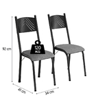 Conjunto Com 4 Cadeiras Liz Artefamol