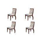 Conjunto Com 4 Cadeiras Lucy Rufato