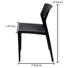 Conjunto Com 4 Cadeiras Para Jardim Oui Preto