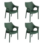 Conjunto Com 4 Cadeiras Para Jardim Relic Verde Alecrim