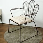 Conjunto Com 4 Cadeiras Para Sala De Estar Vegas Aço Corten/b