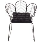 Conjunto Com 4 Cadeiras Para Sala De Estar Vegas Preto