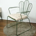 Conjunto Com 4 Cadeiras Para Sala De Estar Vegas Verde Oliva/