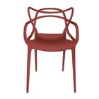 Conjunto Com 4 Cadeiras Para Sala De Jantar Allegra Vermelho