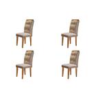 Conjunto Com 4 Cadeiras Para Sala De Jantar Carol Rufato