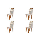 Conjunto Com 4 Cadeiras Para Sala De Jantar Carol Rufato