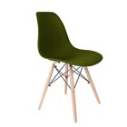 Conjunto Com 4 Cadeiras Para Sala De Jantar Eames Pp Dsw Verd