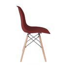Conjunto Com 4 Cadeiras Para Sala De Jantar Eames Pp Dsw Verm