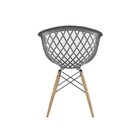 Conjunto Com 4 Cadeiras Para Sala De Jantar Web Dsw Cinza Bra