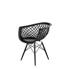 Conjunto Com 4 Cadeiras Para Sala De Jantar Web Dsw Inj Preto