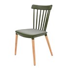 Conjunto Com 4 Cadeiras Para Sala De Jantar Windsor Pp Verde