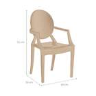 Conjunto Com 4 Cadeiras Wind Plus Capuccino