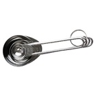 Conjunto Com 4 Colheres Medidoras Em Aço Inox