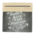 Conjunto Com 4 Facas + Tabua De Vidro Com Madeira Imantada Pa