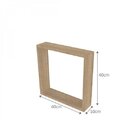 Conjunto Com 4 Nichos Vidame Kitcubos Carvalho Mel