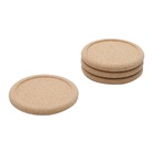 Conjunto Com 4 Porta Copos Cortiça 10cm