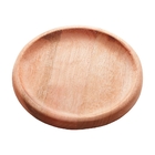 Conjunto Com 4 Pratos Madeira Liptus 20x2cm