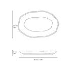 Conjunto Com 4 Travessas Oval Rasa Média Bio Night Sky 30x20c