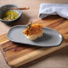 Conjunto Com 4 Travessas Oval Rasa Mini Orgânico Dust 16,5x8cm