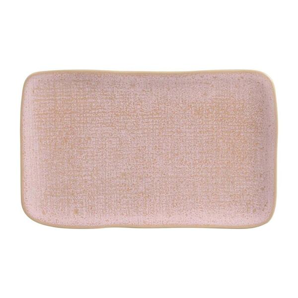 Conjunto Com 4 Travessas Retangular Média Juta Litchi 27x16cm