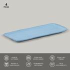 Conjunto Com 4 Travessas Retangular Média Orgânico Breeze 33x