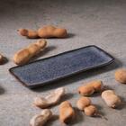 Conjunto Com 4 Travessas Retangular Pequena Orgânico Titanium