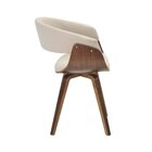 Conjunto Com 5 Caderias Para Sala De Jantar Betina Creme