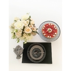 Conjunto Com 6 Anéis Para Guardanapos De Aço Espiral Black 4x