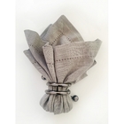 Conjunto Com 6 Anéis Para Guardanapos De Aço Espiral Black 4x