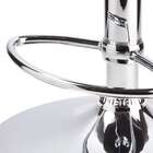 Conjunto Com 6 Banquetas Giratórias Fitz Marrom Escuro