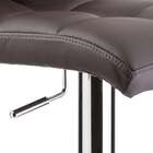 Conjunto Com 6 Banquetas Giratórias Fitz Marrom Escuro