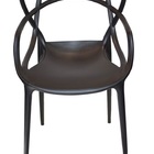 Conjunto Com 6 Cadeiras Allegra Preta Polipropileno